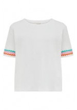 Sugarhill Brighton Shelby Boxy T-Shirt/Ric Rac Trim SS26 